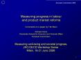 Measuring progress in labour and product market reforms Comments on a paper by Tito Boeri Adriaan Di