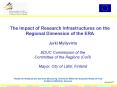 Research Infrastructures and their Structuring Dimension Within the European Research Area 56 March