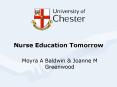 Nurse Education Tomorrow