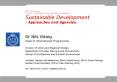 EESI Programme 1H1143 Sustainable Rural and Urban Development Sustainable Development Approaches and