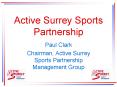 Active Surrey Sports Partnership