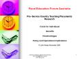 Rural Education Forum Australia