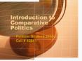 Introduction to Comparative Politics