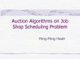 Auction Algorithms on Job Shop Scheduling Problem