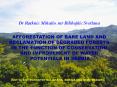 AFFORESTATION OF BARE LAND AND