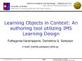 Learning Objects in Context: An authoring tool utilizing IMS Learning Design