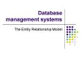 Database management systems