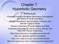 Chapter 7: Hyperbolic Geometry
