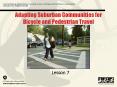 Adapting Suburban Communities for Bicycle and Pedestrian Travel
