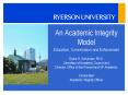 An Academic Integrity Model