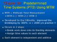 Chapter 26: Predetermined Time Systems PTS Using MTM