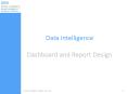 Data Intelligence Dashboard and Report Design