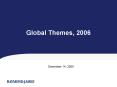 Global Themes, 2006