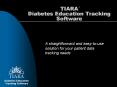 TIARA Diabetes Education Tracking Software