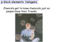 pblock elements: Halogens