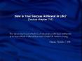 How is True Success Achieved in Life Joshua chapter 78