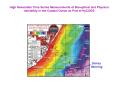 High Resolution Time Series Measurements of Biooptical and Physical Variability in the Coastal Ocean