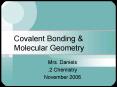 Covalent Bonding