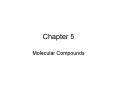 Molecular Compounds
