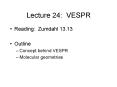 Lecture 24: VESPR