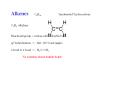 AlkenesCnH2nunsaturated hydrocarbons