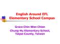 English Around EFL Elementary School Campus