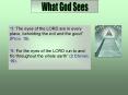 3: The eyes of the LORD are in every place, beholding the evil and the good Prov. 15.