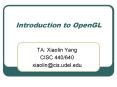 Introduction to OpenGL