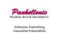 Extension Exploratory Committee Presentation