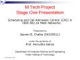 M.Tech Project Stage One Presentation