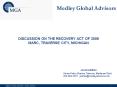 DISCUSSION ON THE RECOVERY ACT OF 2009