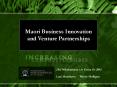 Maori Business Innovation and Venture Partnerships