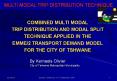 COMBINED MULTI MODAL TRIP DISTRIBUTION AND MODAL SPLIT TECHNIQUE APPLIED IN THE EMME/2 TRANSPORT DEMAND MODEL FOR THE CITY OF TSHWANE