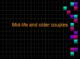 Midlife and older couples