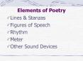 Elements of Poetry