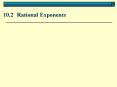 Rational Exponents