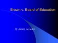 Brown v. Board of Education