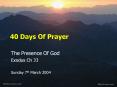 40 Days Of Prayer