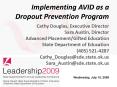 Implementing AVID as a Dropout Prevention Program