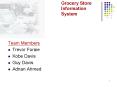 Grocery Store Information System
