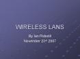 WIRELESS LANS