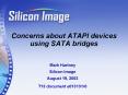Concerns about ATAPI devices using SATA bridges