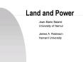 Land and Power