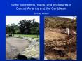 Stone pavements, roads, and enclosures in Central America and the Caribbean