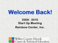 Welcome Back!