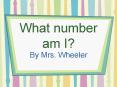 What number am I