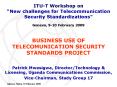 BUSINESS USE OF TELECOMUNICATION SECURITY STANDARDS PROJECT