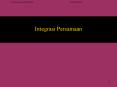 Integrasi Persamaan