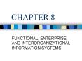 FUNCTIONAL, ENTERPRISE AND INTERORGANIZATIONAL INFORMATION SYSTEMS