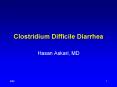 Clostridium Difficile Diarrhea
